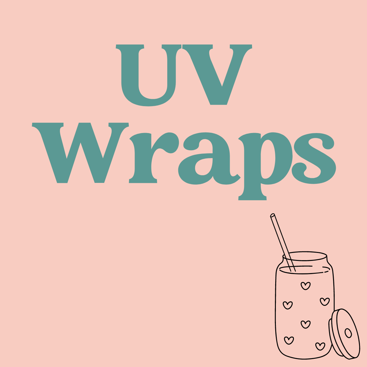 Glass UV DTF Wrap