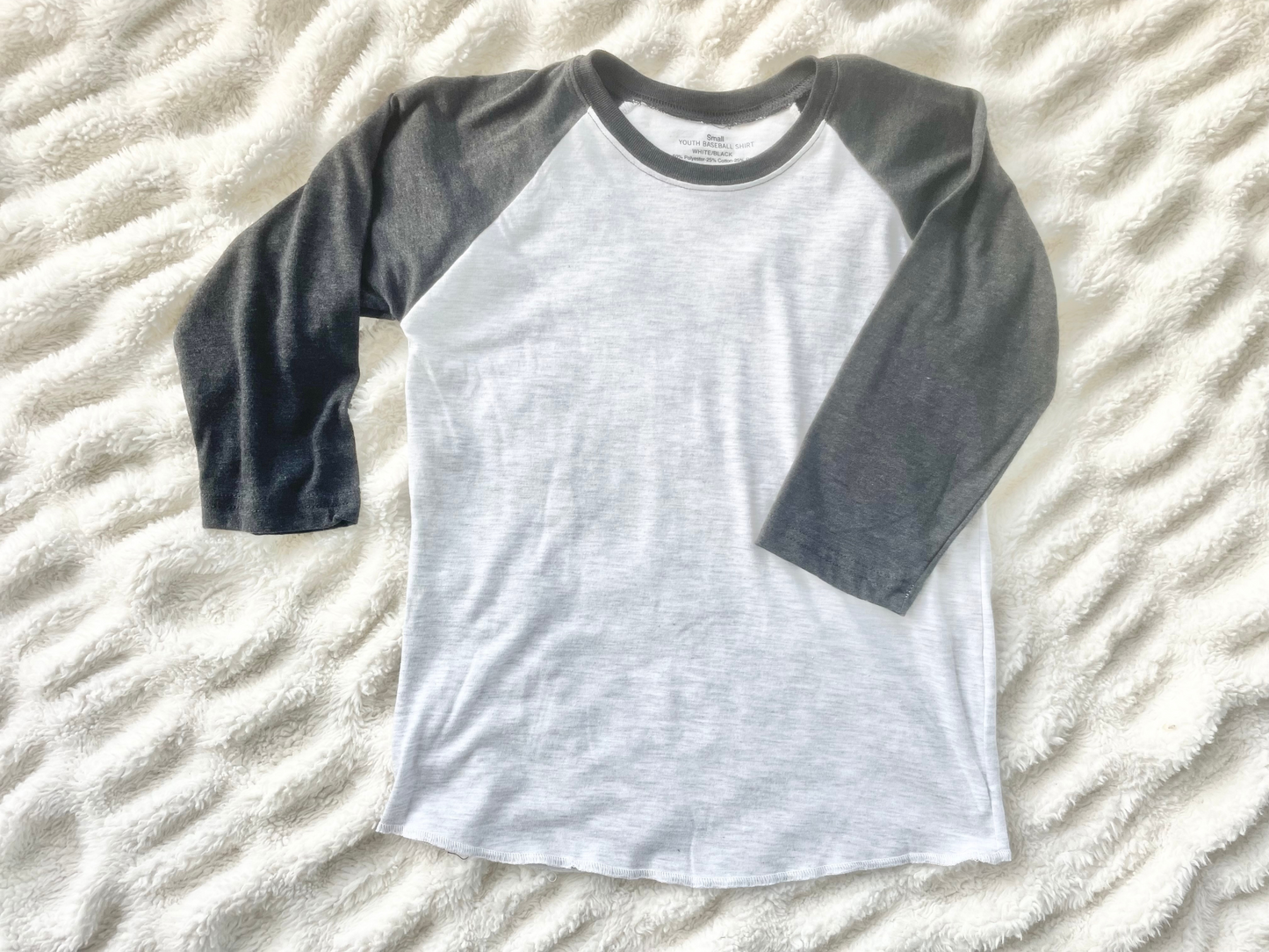 Wholesale Blank Raglan Youth Tee's Blank