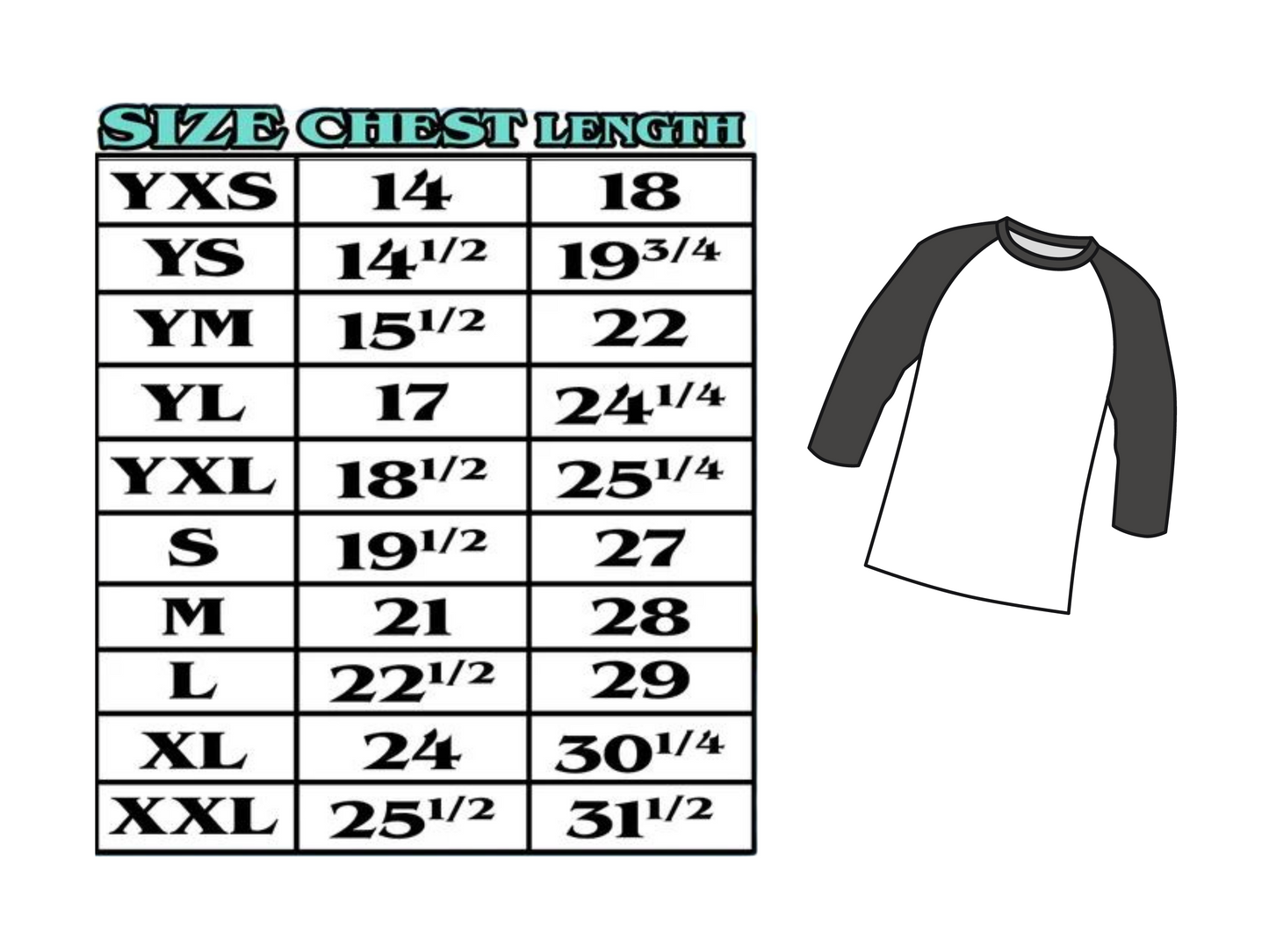 Wholesale Blank Raglan Youth Tee's Blank