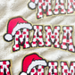 Large MAMA Checkered Christmas Iron on Patch