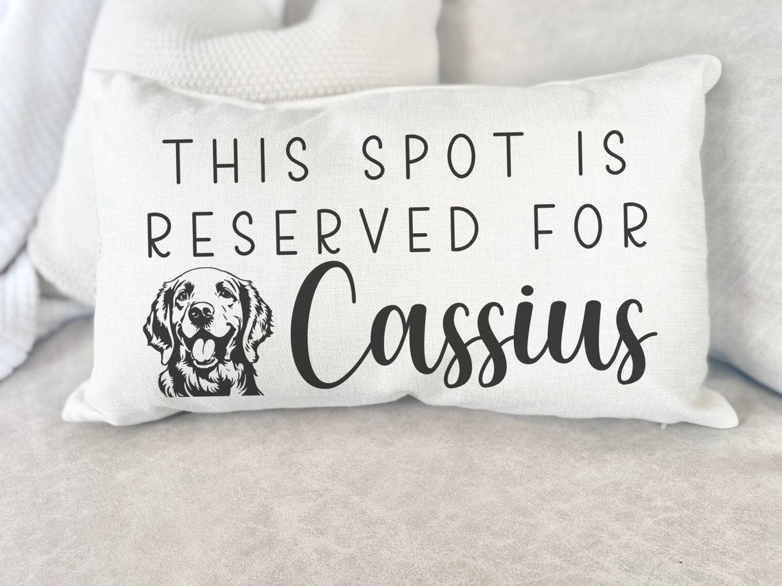 Personalized Dog Name Pillowcase – Paw Print Pet, Memorial Pet Owner