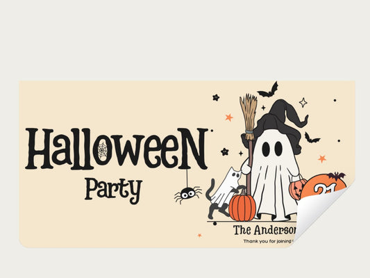 Halloween Party Banner – Personalized Pumpkin Halloween Decorations