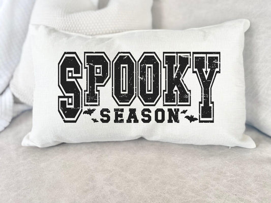 Spooky Season Halloween Throw Pillow – Minimalist Fall Family Living Room Decor