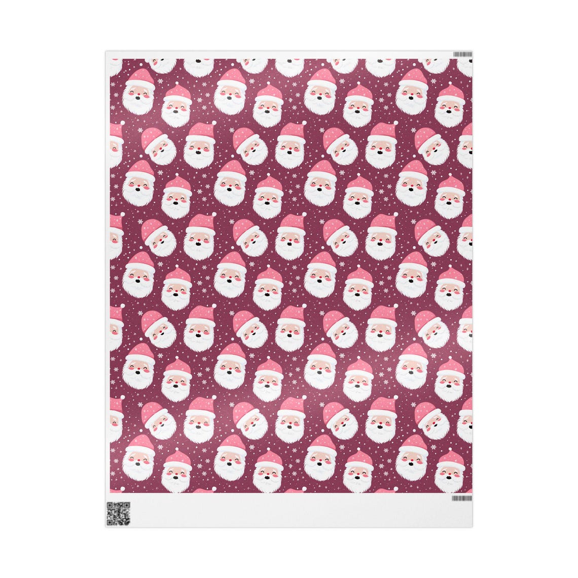 Happy Santa Christmas Wrap Cute wrapping paper roll Holiday Gift Wrap Xmas Party Decor Gift Paper Special Occasion Gift Wrapping Paper ideas