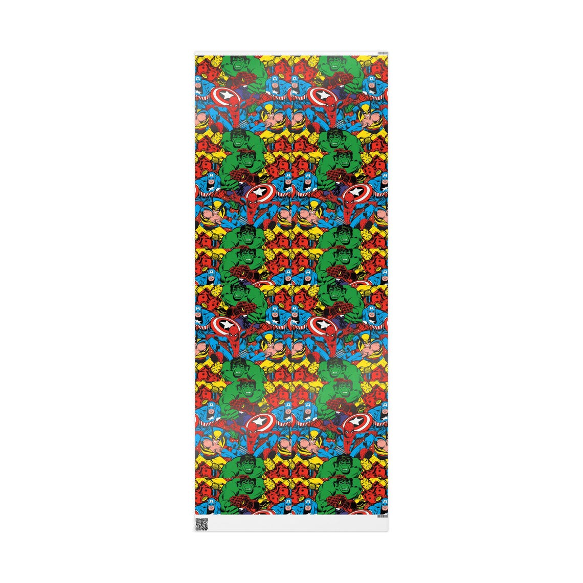 MARVEL SUPERHEROES Birthday Wrapping Paper Gift Idea Comic Book Special Occasion Action Hero Gift Wrapping Paper Trendy Present Wrap Hulk