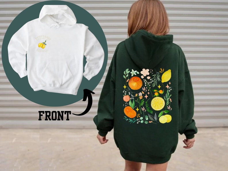 Amalfi Italia Sweatshirt - Amalfi Italy Limoncello Hoodie