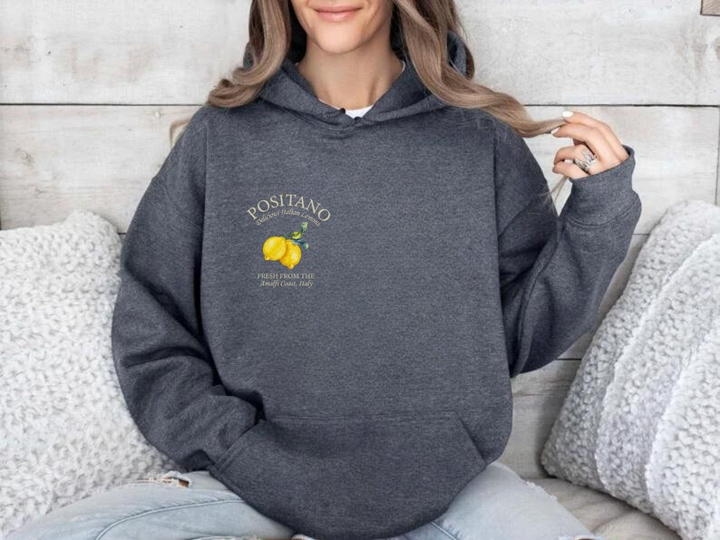 Amalfi Italia Sweatshirt - Amalfi Italy Limoncello Hoodie