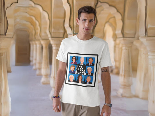 Funny Shady Bunch - Anti Joe B Tee Comical Political Top for Republicans and Conservatives