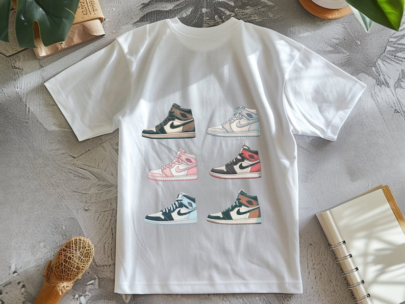 Sneaker Head Basketball Shirt – Trendy Graphic Tee for Youth Sneaker Lovers