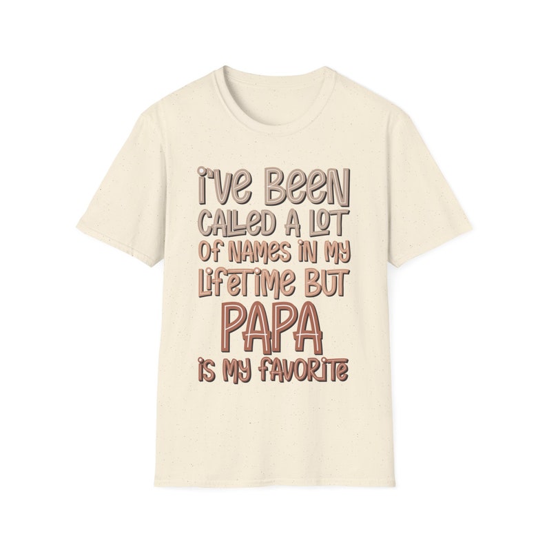 Papa is My Favorite Name Shirt – Cute Grandpa Tee