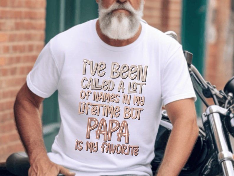 Papa is My Favorite Name Shirt – Cute Grandpa Tee