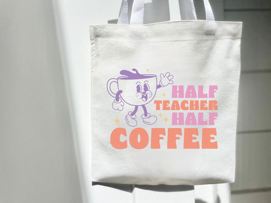 Trendy Retro Tote Bag - Ideal Teacher Appreciation & School Gift