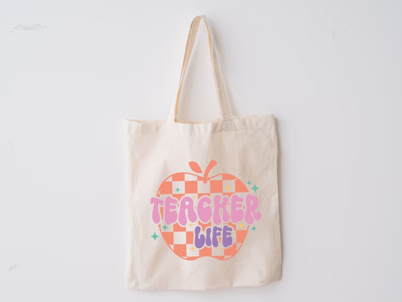 Teacher Life Tote Bag - Perfect Educator Appreciation