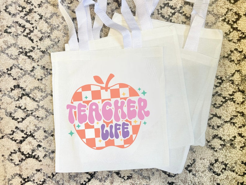 Teacher Life Tote Bag - Perfect Educator Appreciation