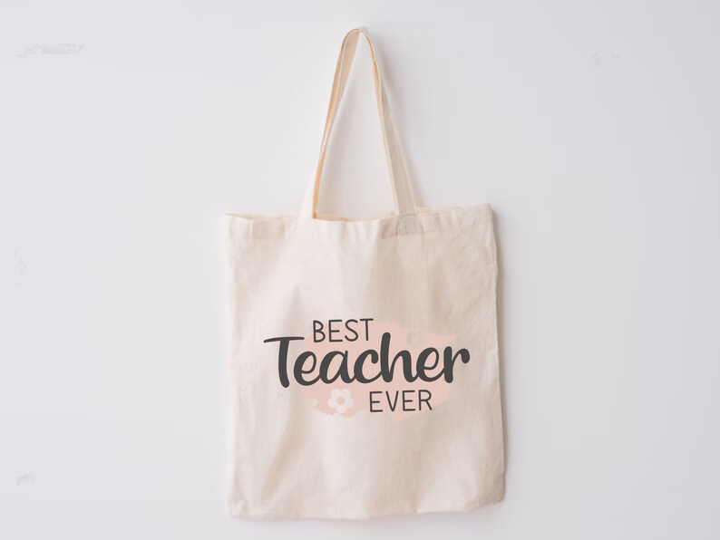 Personalized Teacher Tote Bag - Ideal Educator Appreciation Gift