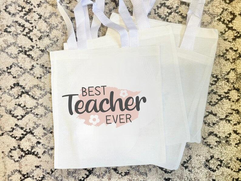 Personalized Teacher Tote Bag - Ideal Educator Appreciation Gift