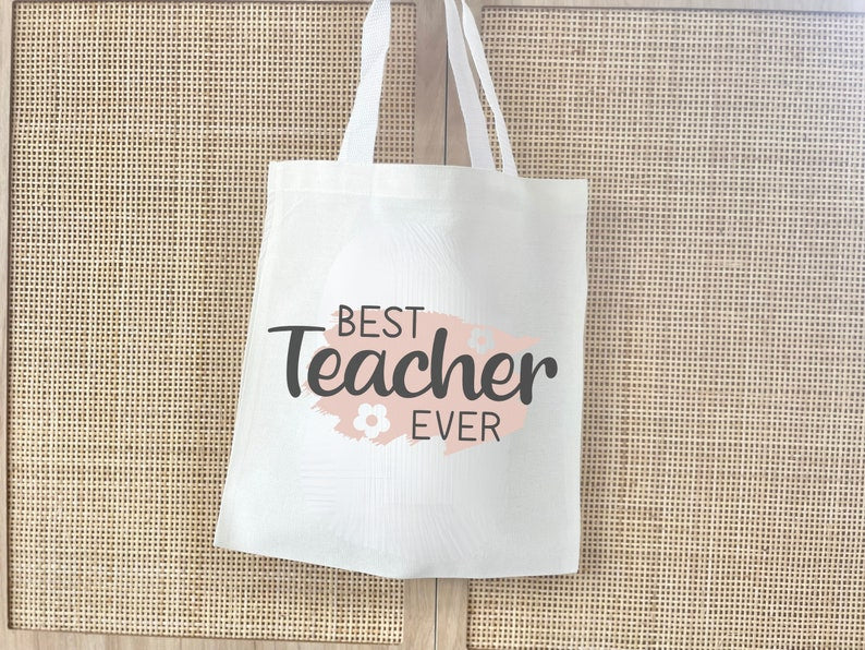 Personalized Teacher Tote Bag - Ideal Educator Appreciation Gift