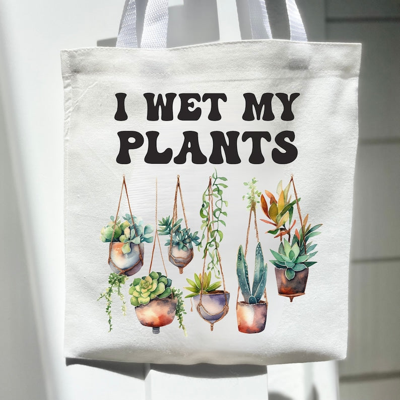 Funny Plant Lover Tote Bag - Eco-Friendly & Reusable