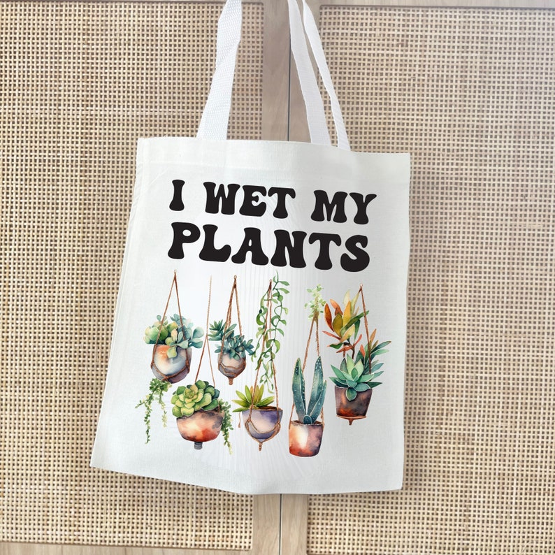 Funny Plant Lover Tote Bag - Eco-Friendly & Reusable