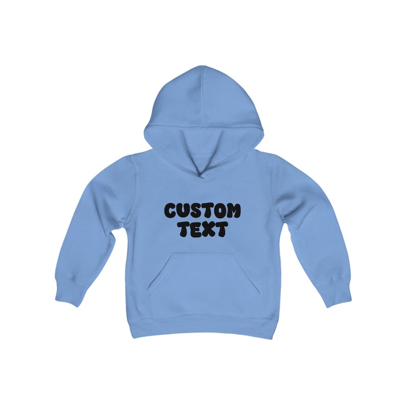 Personalized Youth Hoodie Custom Text Retro Birthday - Family Event Sweater