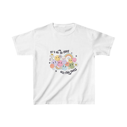 Kid Mental Health Shirt – Retro Smiley Face Tee with Positive Affirmation and Daisy