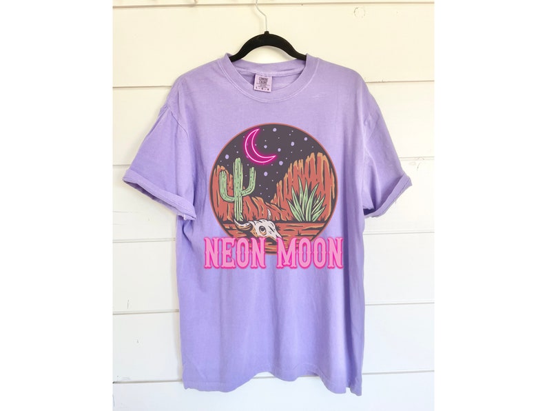 Neon Moon Cowgirl Comfort Colors Shirt Summer Festival Western Tee