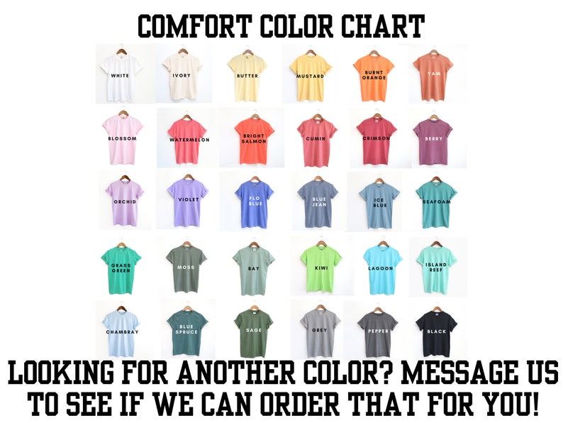 Comfort Colors Personalized Youth Shirt Custom College Font Text Tee