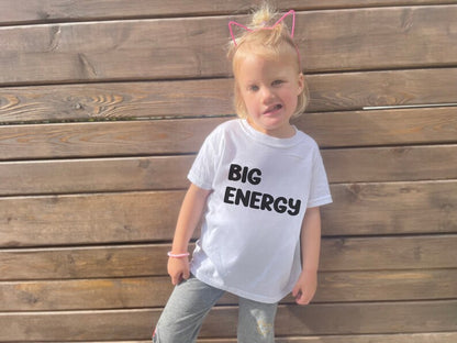 Big Energy Youth Shirt – Funny Back to School Tee for Kids