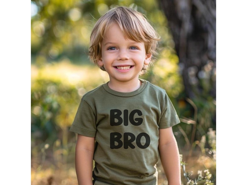 Big Bro Kid Shirt – Trendy Big Brother Announcement Tee