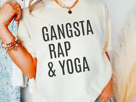 Funny Yoga Shirt - Witty Yoga Tee for Instructors Meditation Enthusiasts