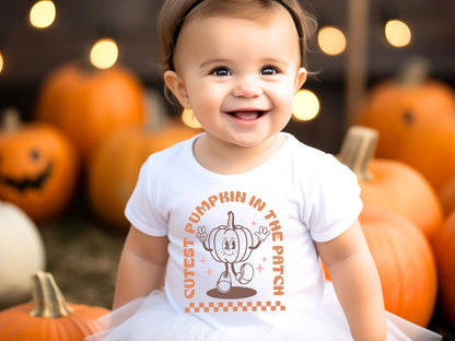 Cutest Pumpkin in the Patch Shirt Fall Vibe Toddler Top Tee