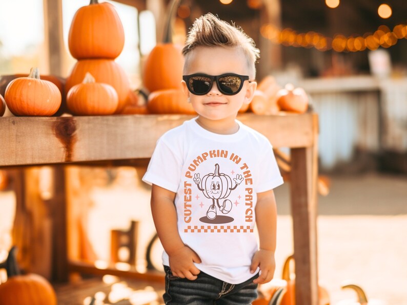 Cutest Pumpkin in the Patch Shirt Fall Vibe Toddler Top Tee