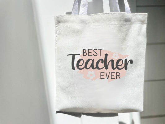 Personalized Teacher Tote Bag - Ideal Educator Appreciation Gift