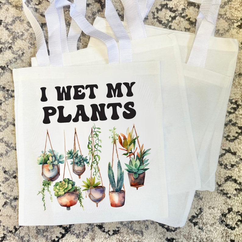 Funny Plant Lover Tote Bag - Eco-Friendly & Reusable