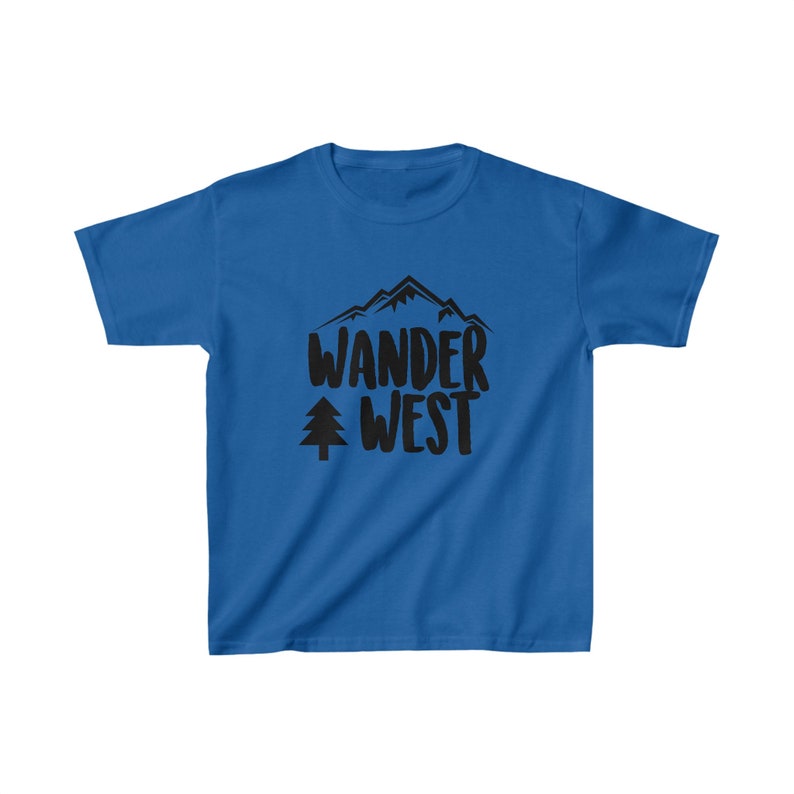 Wander West Youth Shirt – PNW Pride Graphic Tee for Kids