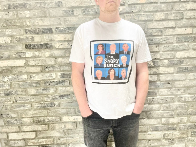 Funny Shady Bunch - Anti Joe B Tee Comical Political Top for Republicans and Conservatives