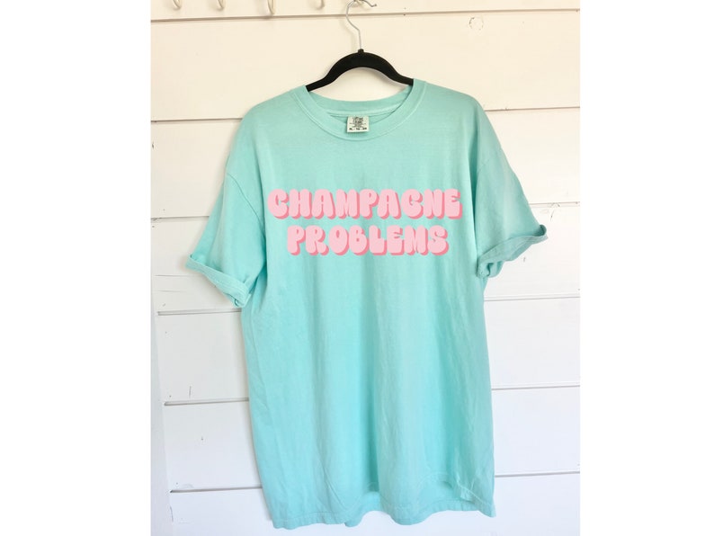 Champagne Problems T-Shirt - Folklore Summer Tee for Women Tour Gift