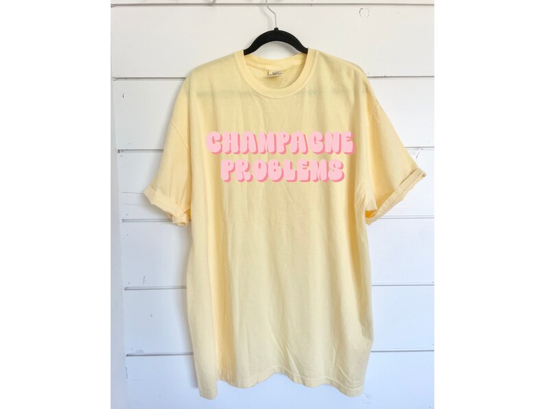 Champagne Problems T-Shirt - Folklore Summer Tee for Women Tour Gift