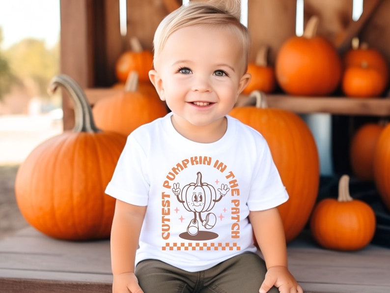 Cutest Pumpkin in the Patch Shirt Fall Vibe Toddler Top Tee