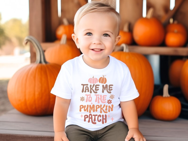 Take Me to the Pumpkin Patch Shirt Fall Vibe Toddler Top Tee