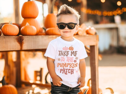 Take Me to the Pumpkin Patch Shirt Fall Vibe Toddler Top Tee