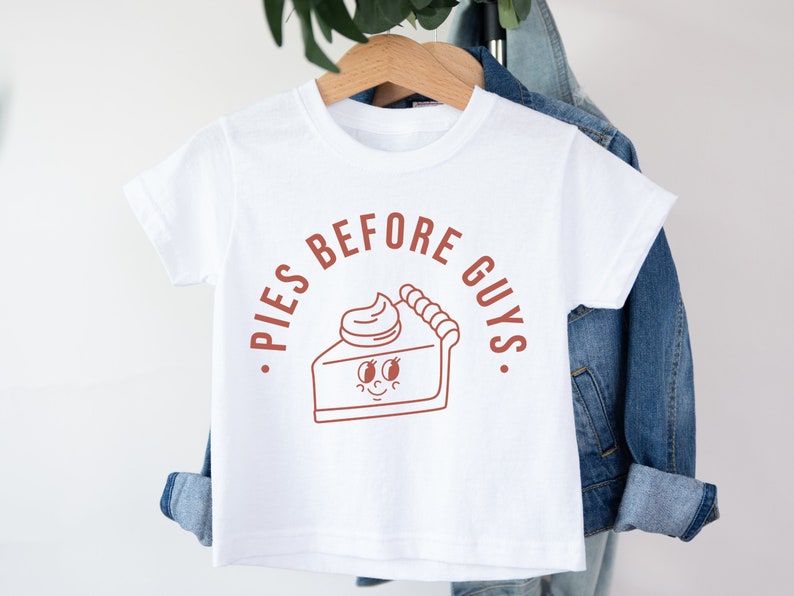 Pie Before Guys Shirt Fall Vibe Toddler Tee Pumpkin Graphic Youth Top