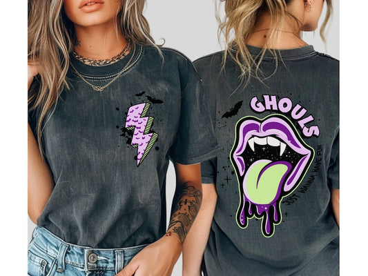 Ghouls Just Wanna Have Fun Oversized Vintage T-Shirt - Halloween Party Tee