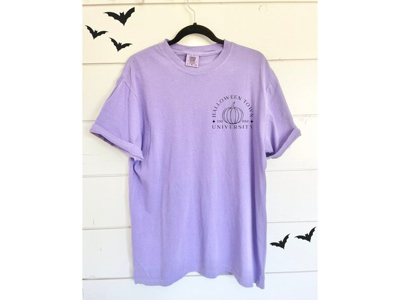 Vintage Halloween Town Est. 1998 Tee - Comfort Colors Plus Size Ghost Design