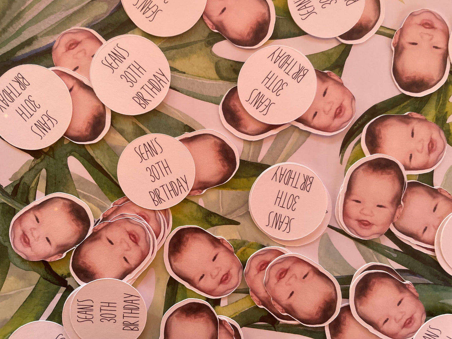 Make It a Party Personalized Face Confetti for Any Occasion