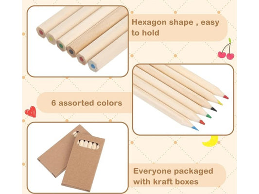 Colored Pencils Bulk Pack Perfect for Schools & Party Favors 3.5"