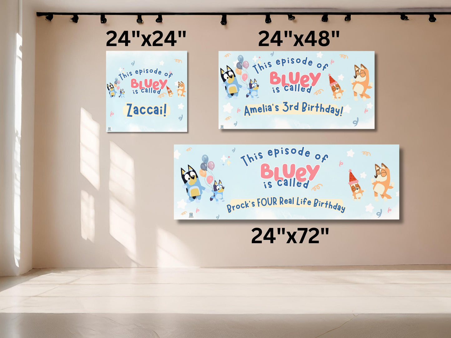 Safari Personalized Birthday Banner Greenery Bday Sign Custom Party Big Outdoor Safari Animal